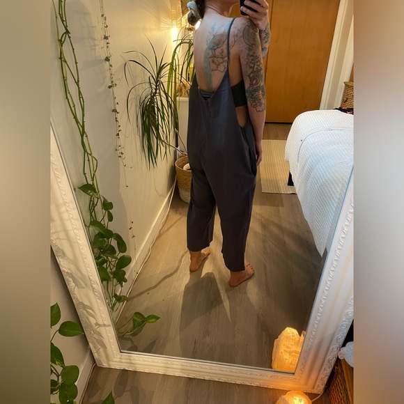 Jump suit. Cotton/linen blend. Loose fitting Size S - Picture 3 of 4